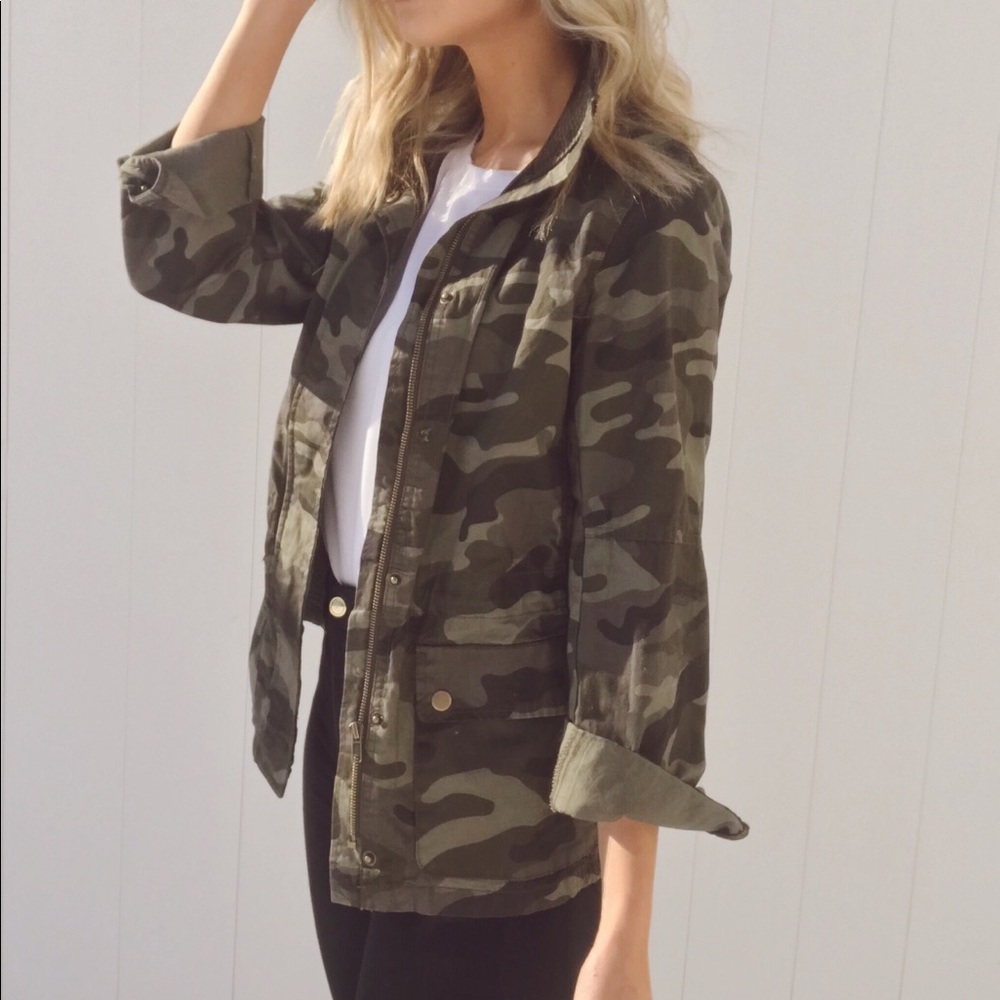 Camo green jacket